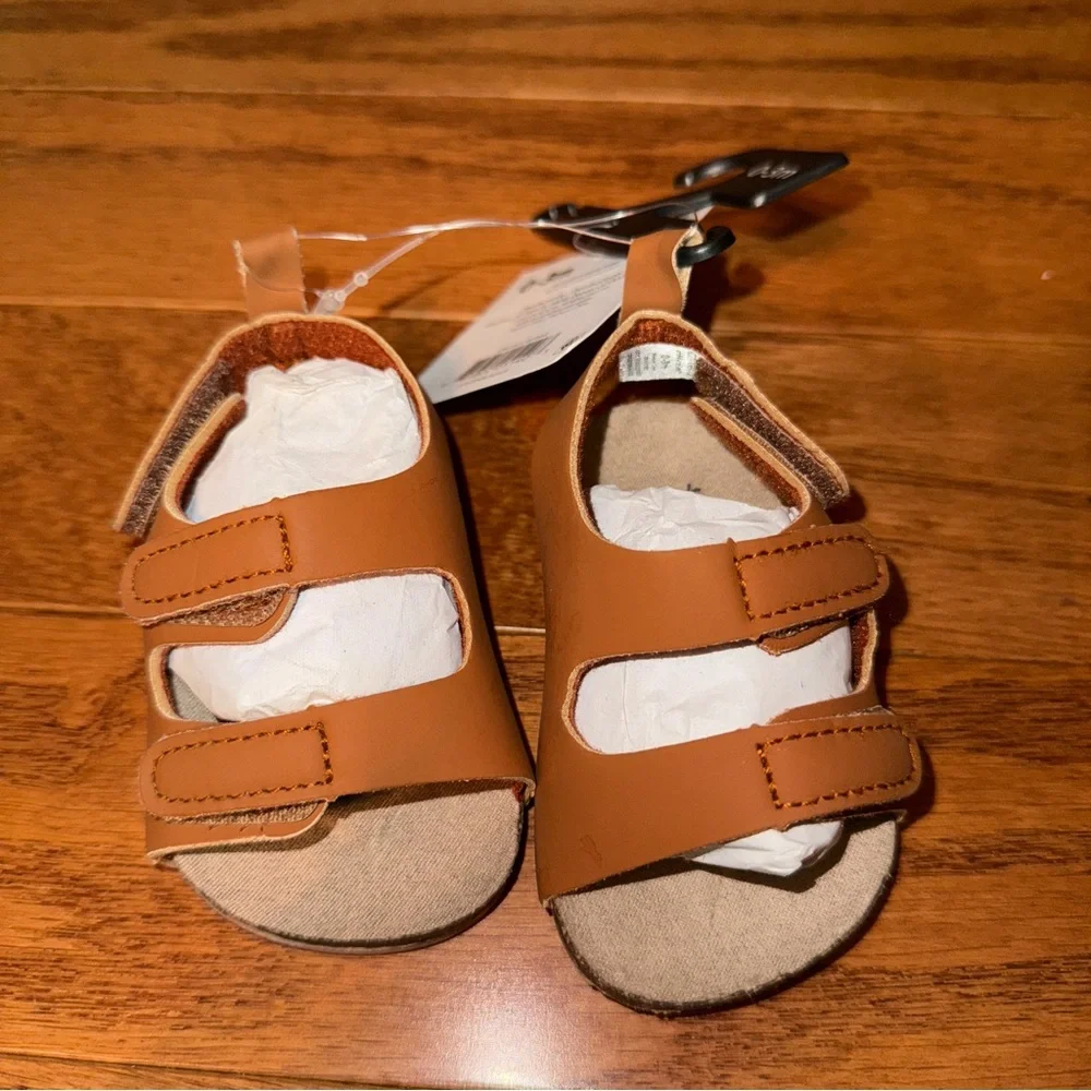 Carter's - Tan Baby Sandals - Size 0-3 months
